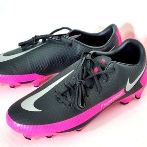 NIKE PHANTOM GT ACADEMY FG/MG - Black/Pink/Silver CK8460-006 US MENS 5.5 NEW